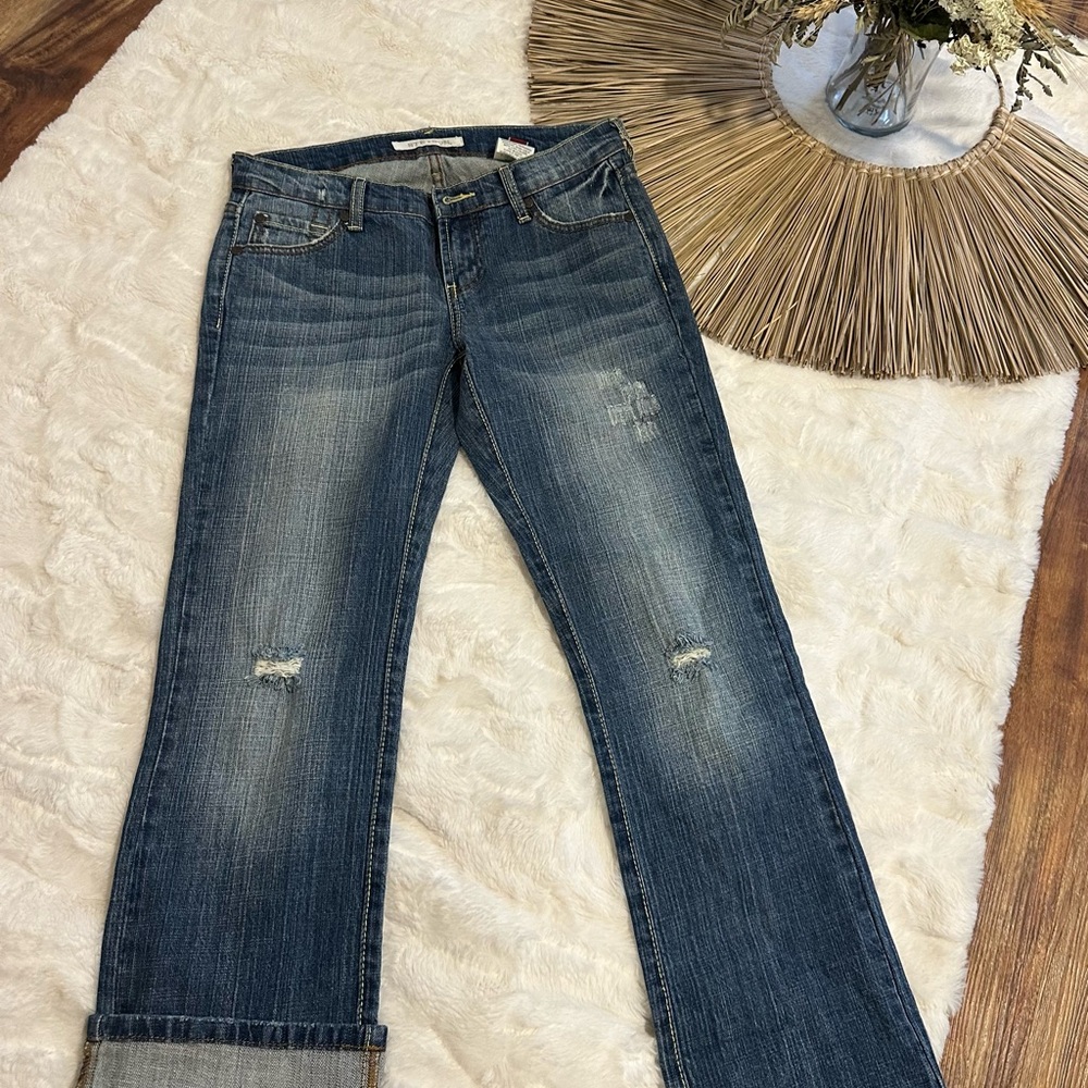 Stylish Blue Women's Cropped Jeans